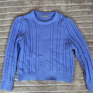 J. Crew Women's Lavender Cable Knit Sweater